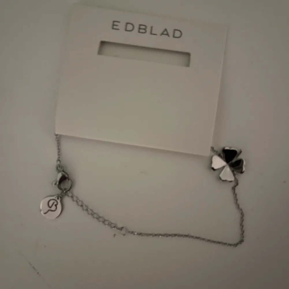Edblad armband i nyckick och ALDRIG används🙏säljer för jag inte använder silver och priset går såklart att diskuteras🥰💕. Accessoarer.