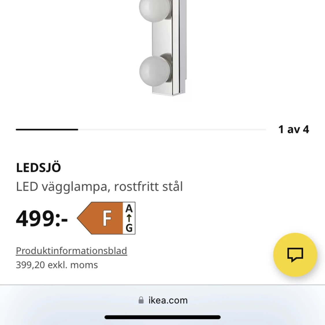 2 ST lampor för 295kr - 90