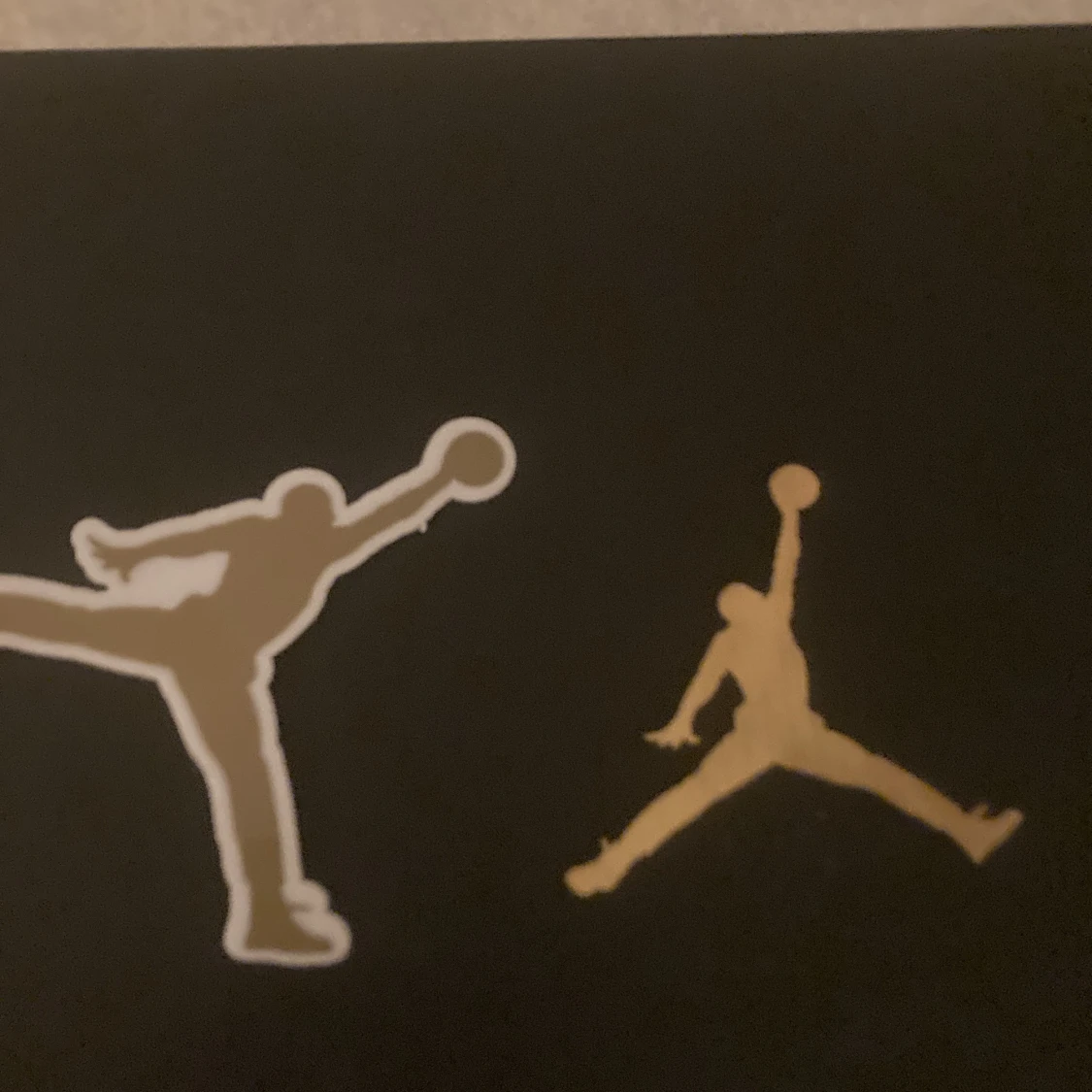 Mid Jordans with grey and blue - 90