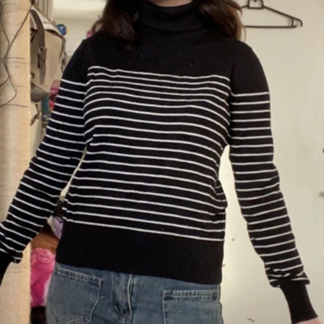 Randig Turtleneck - 90