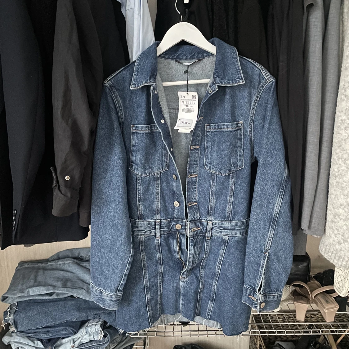 Jeans klänning zara - 90