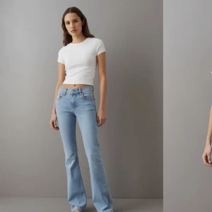 Low Waits jeans  - Säljer mina low waist jeans från Gina för dom inte kommer till användning.dom är använd 1-3 gånger så dom är som nya. Skriv om ni vill ha fler bilder  