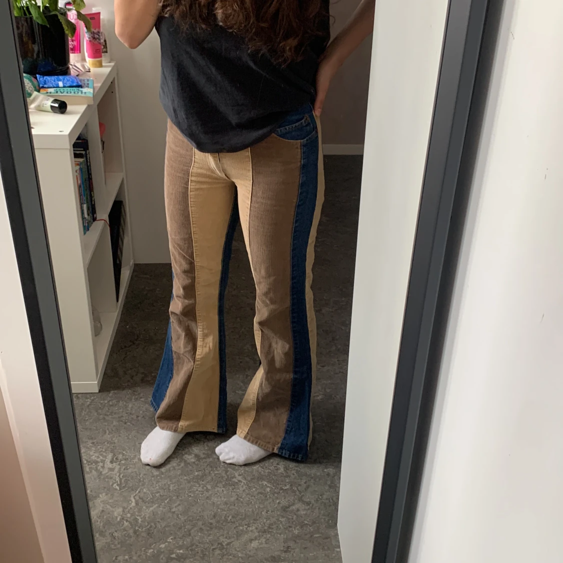 Utsvängda lågmidjade jeans - 90