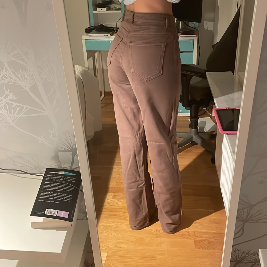 Snygga bruna jeans - 90