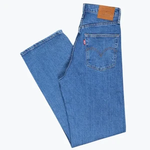 Levis byxor, Ribcage Straight Ankle Mörk Blå Jeans - Mörk blå Levis jeans som är använda ca 10 gånger. Högmidjade jeans  som har storleken w23 l27. Nypris är 1 349:-. Frakt står köparen för, pris går att diskuteras. För fler bilder, kontakta! 