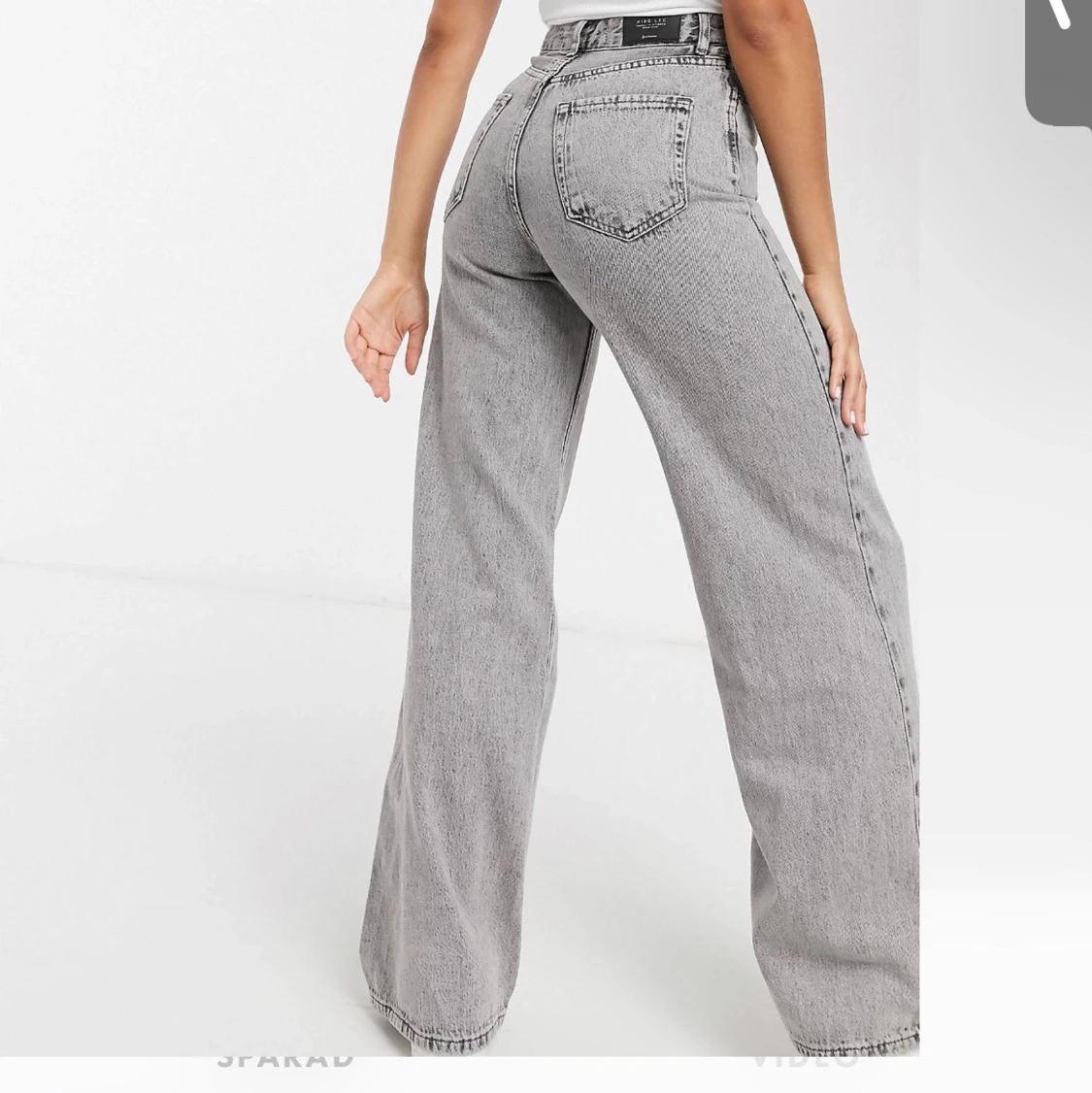 Gråa OANVÄNDA vida Jeans St.36 - 90