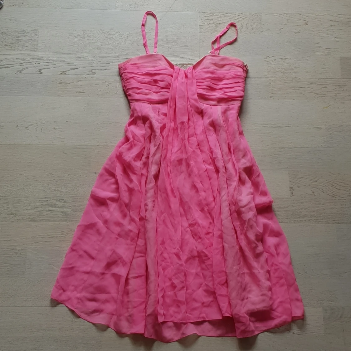 Äkta siden klänning