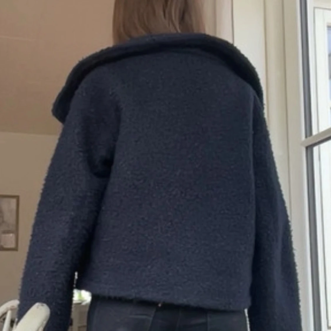 Mörkblå teddyjacka - 3