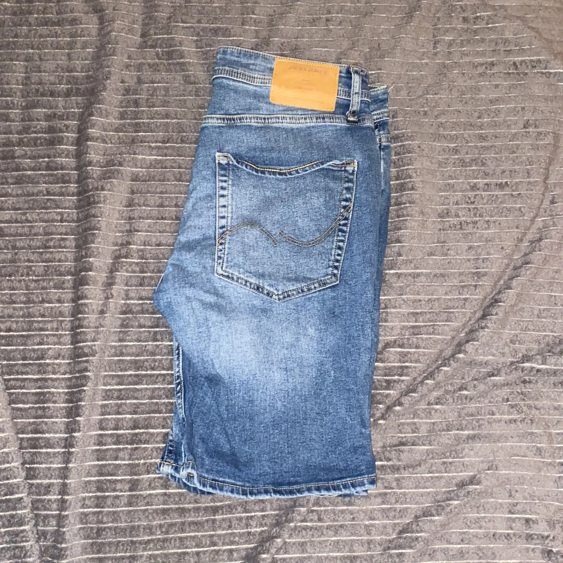 Blå jeansshorts - 1