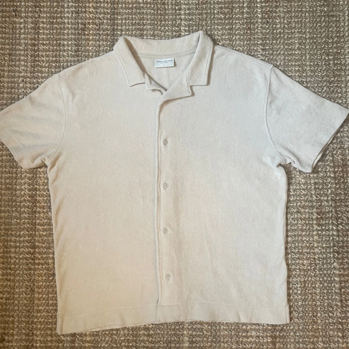 Kortärmad skjorta av froté