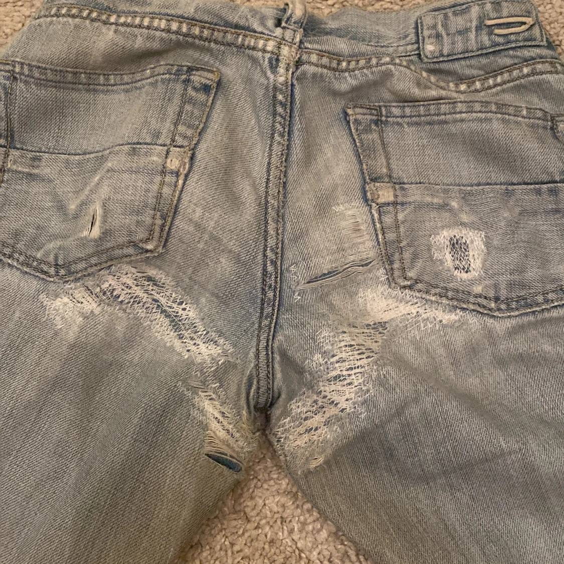 Ljusblå bootcut jeans - 3