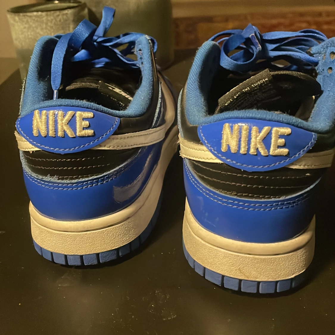 Nike Dunk i blått och svart - 4