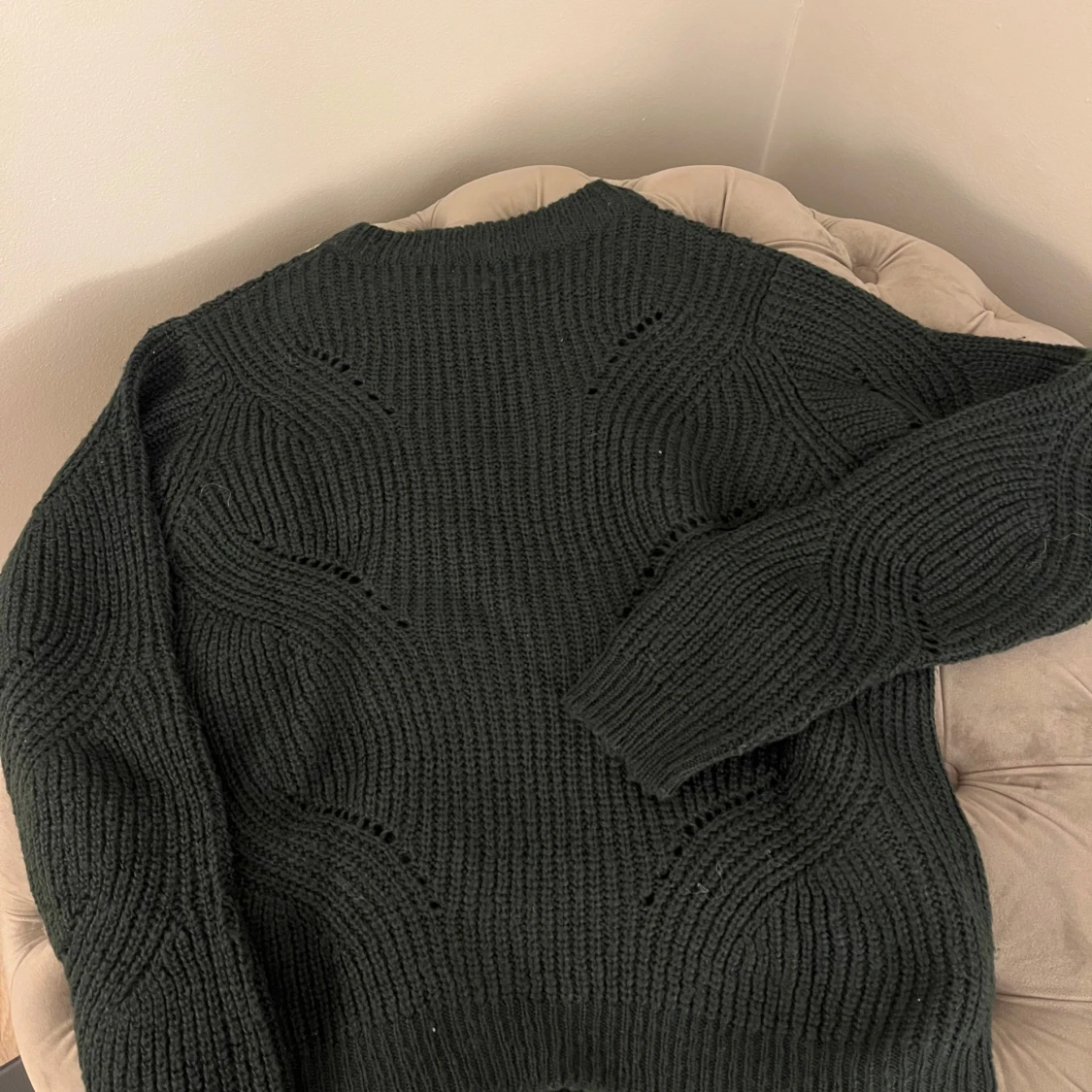 Mörkgrön stickad tröja från Jacqueline de Yong - 2