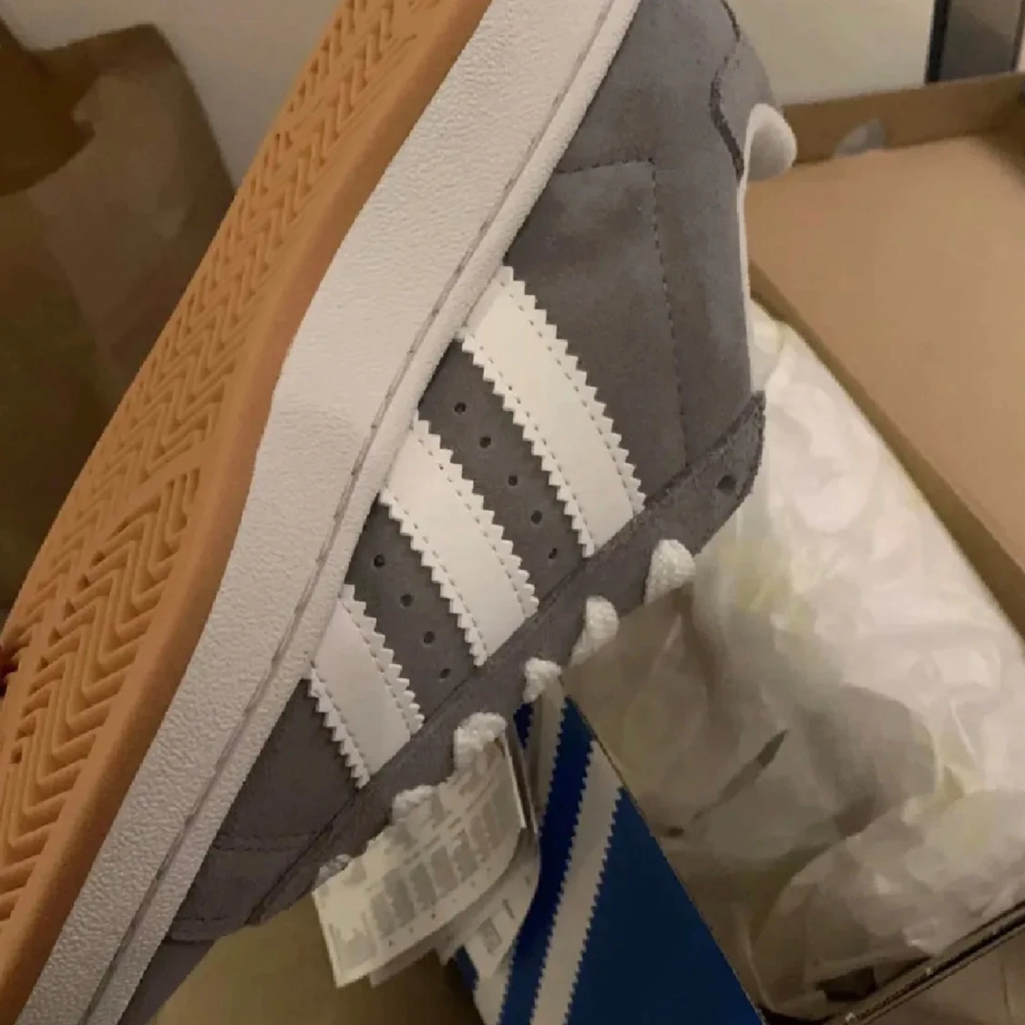 Adidas Campus 00s grå/vita sneakers - 2