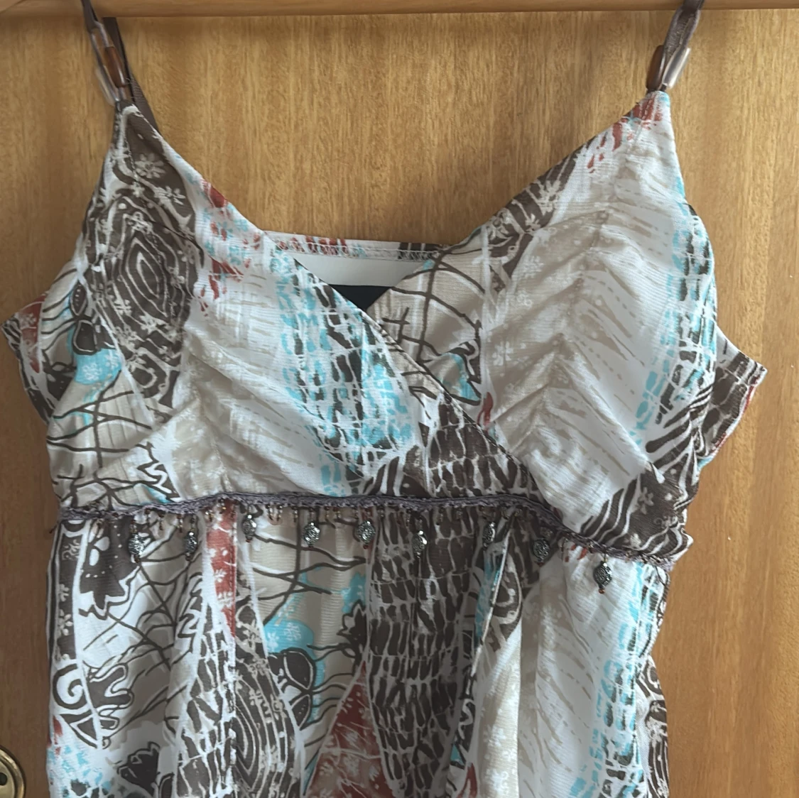 Mönstrad linnetopp från KappAhl - 1