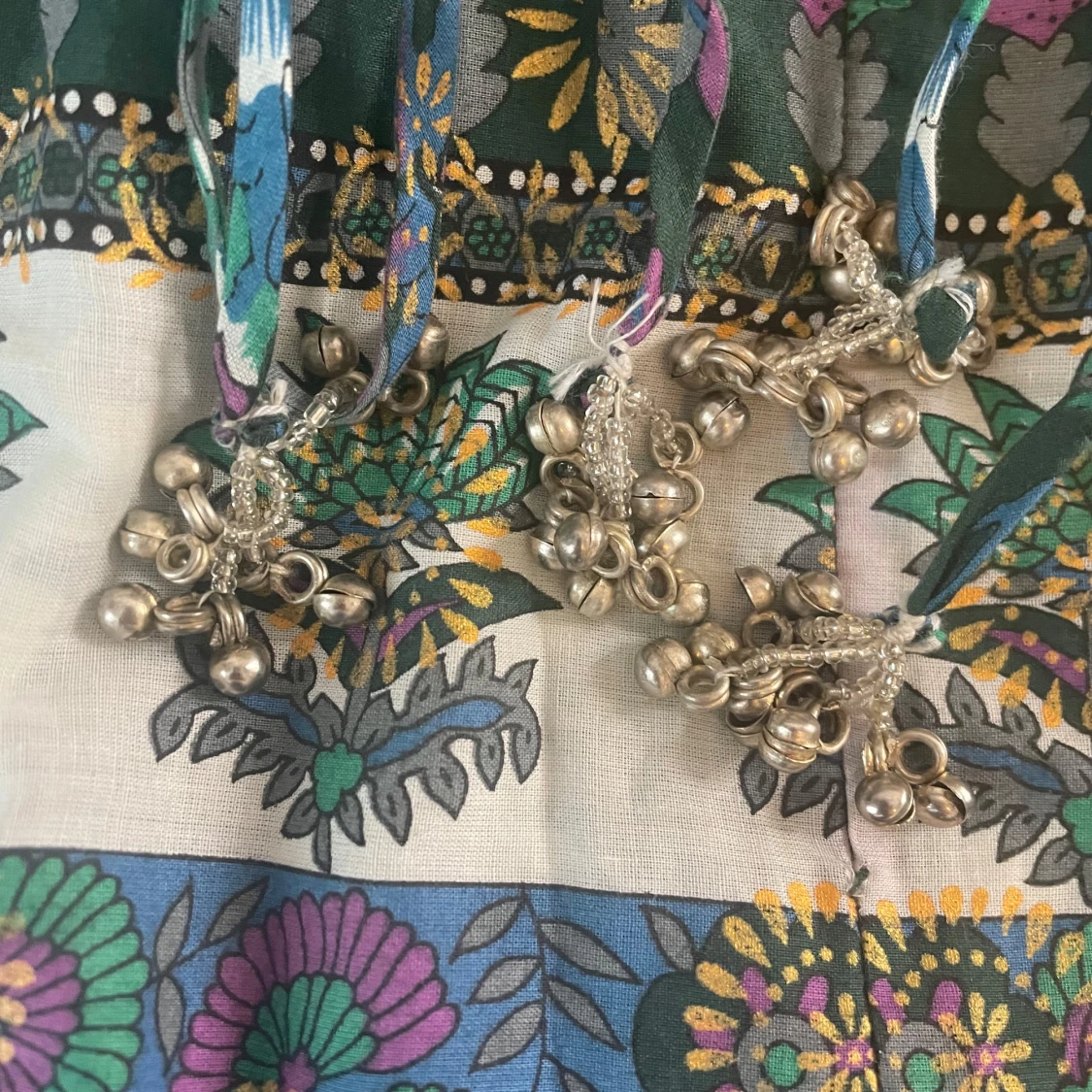 Blommig mönstrad linnetopp från Topshop - 3