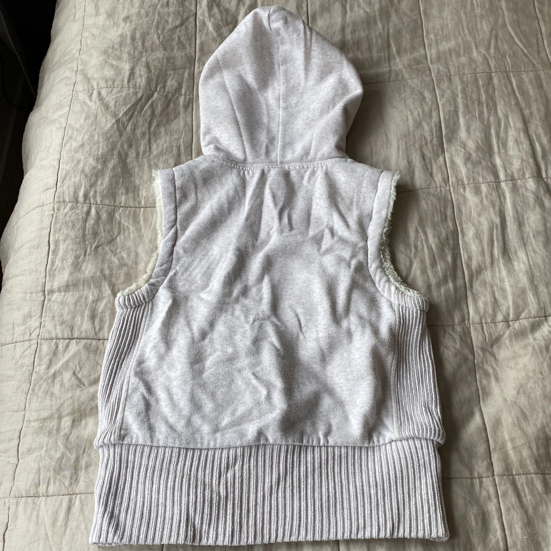 Vit huväst från Denim Co med foder - 3