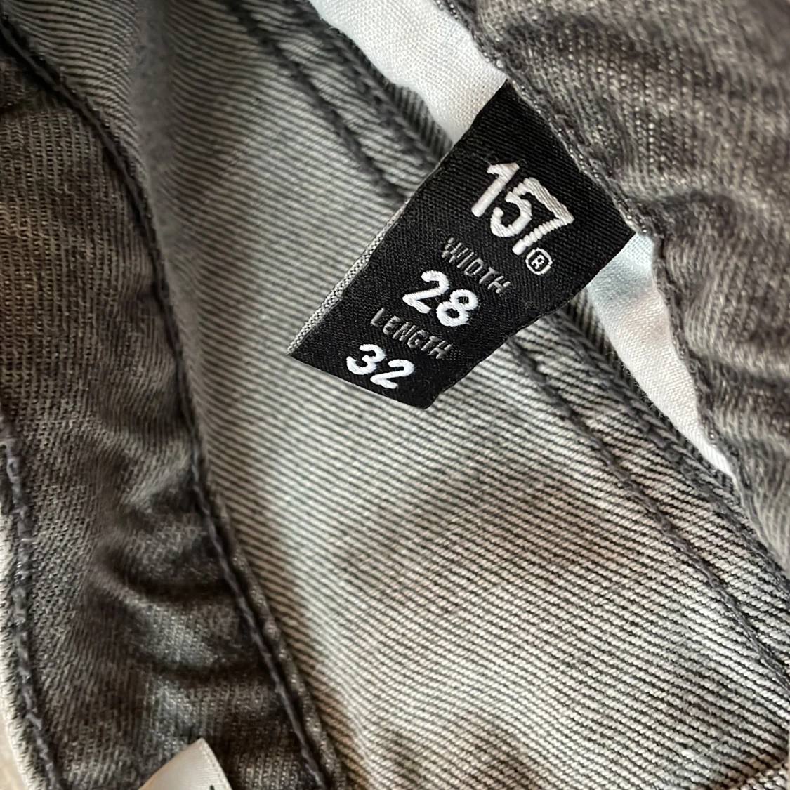 Svarta och grå jeans 157, W28 L32 - 3