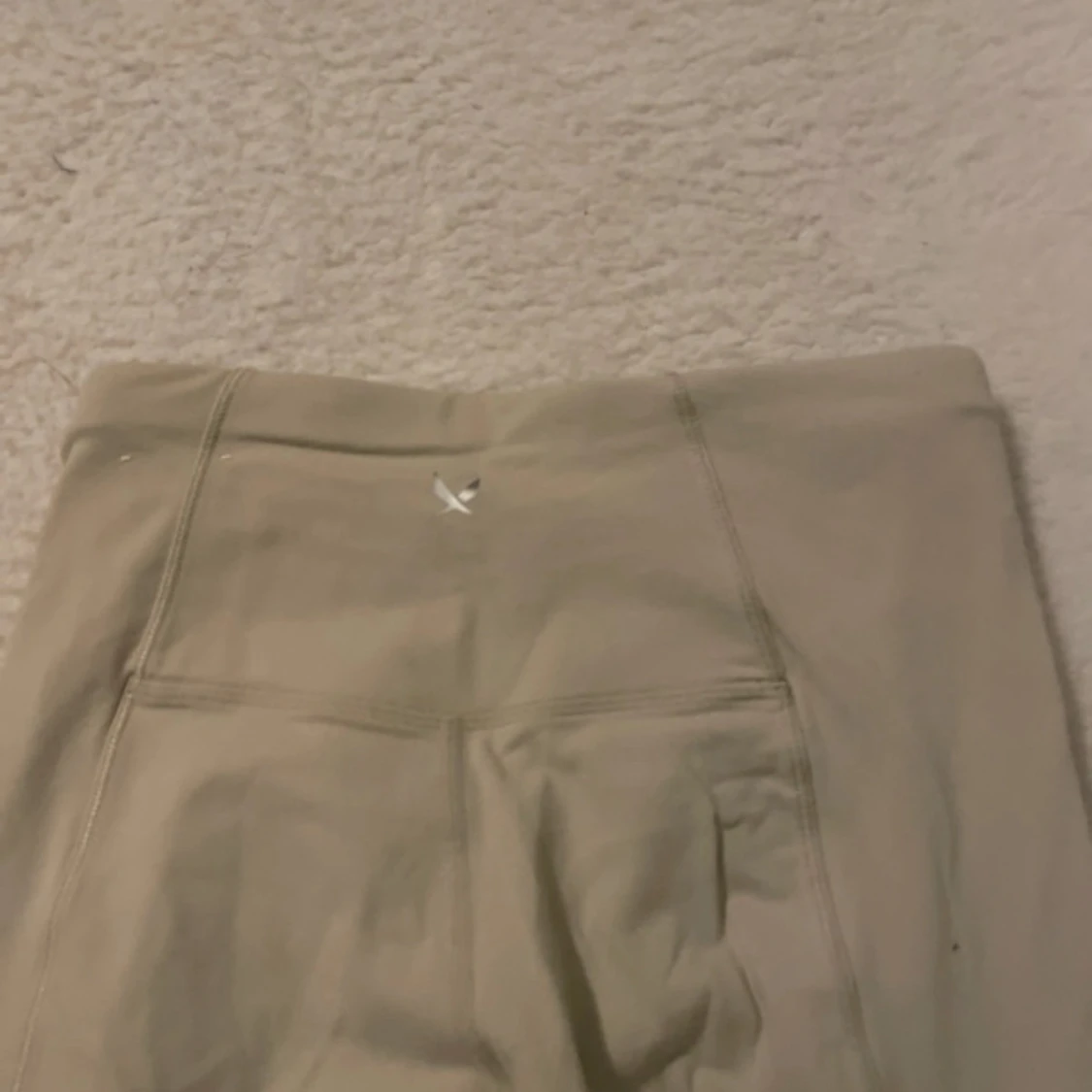 Beige leggings med snörning från stadium  - 3