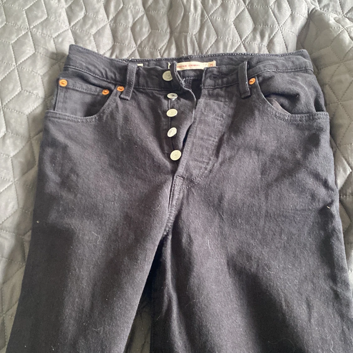 Svarta Levis 501 jeans - 3