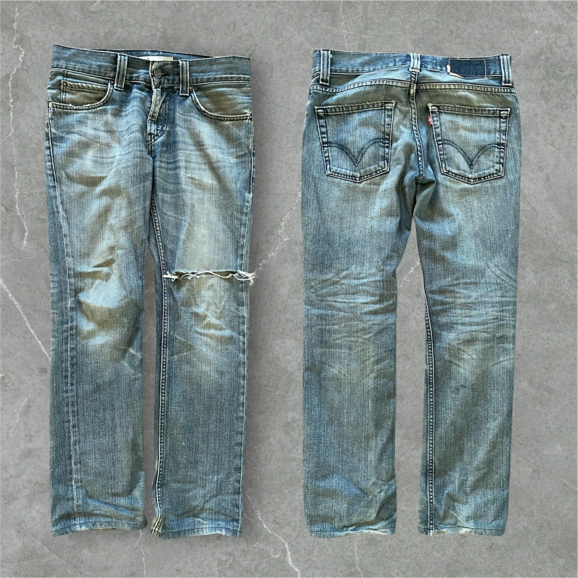 Levis 511 Slim jeans med slitningar
