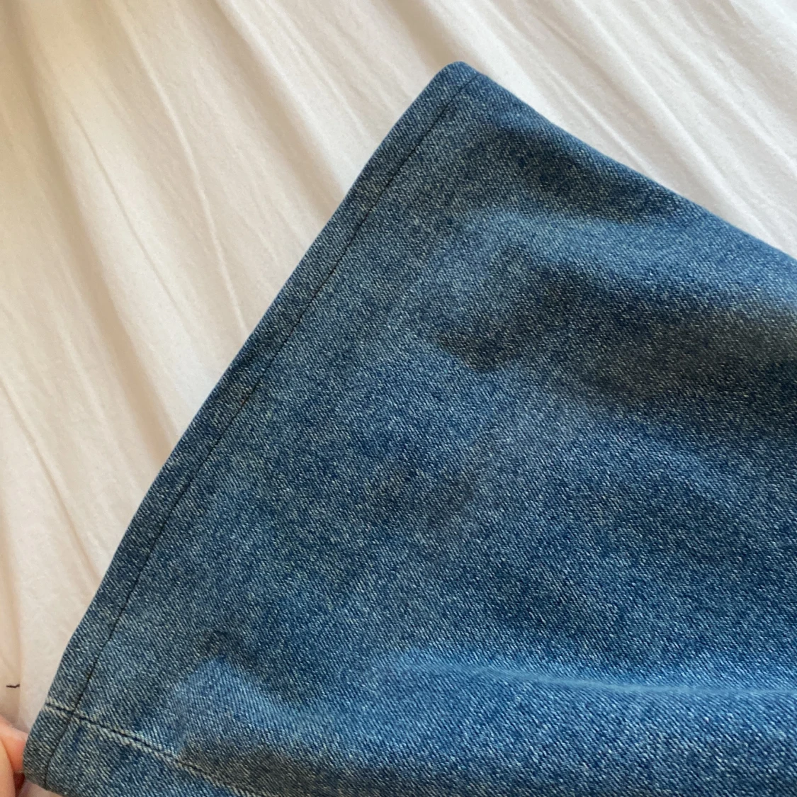 Blå bootcut jeans - 2