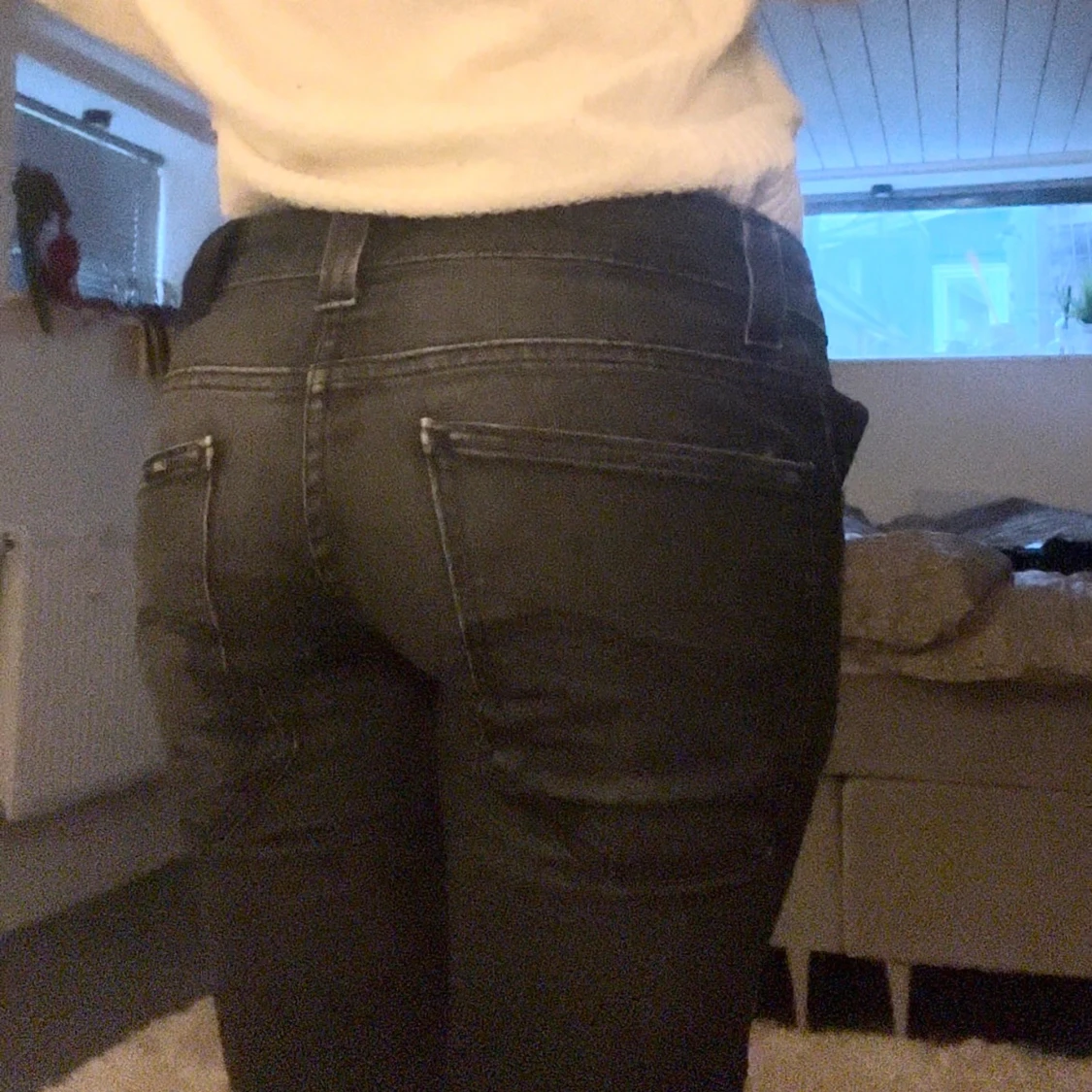 Lågmidjade Bootcut Jeans - 1