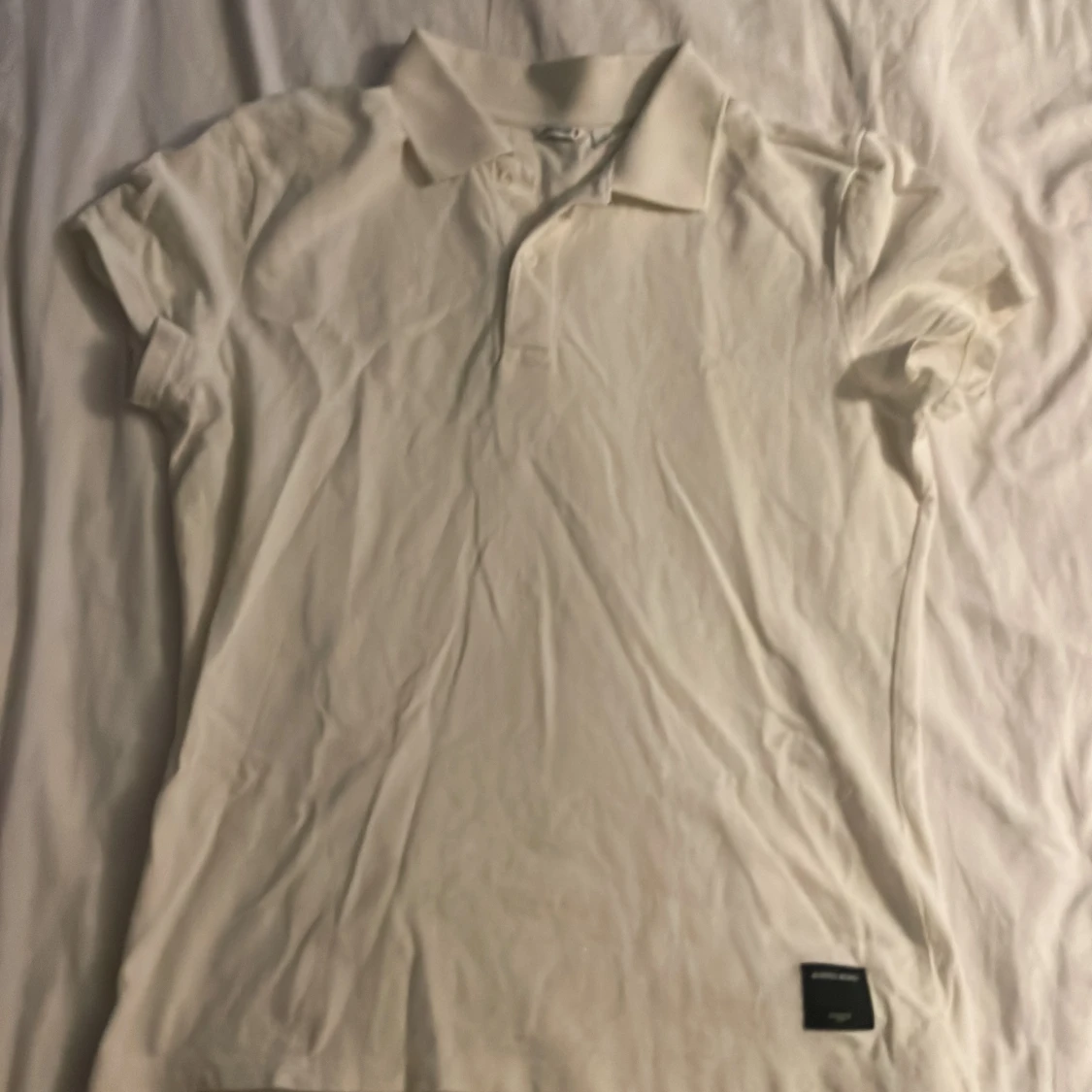 Vit pikétröja från Björn Borg