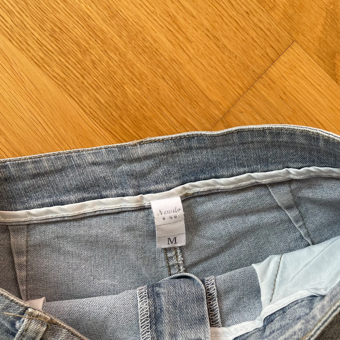 Jeanskjol med volang - 2