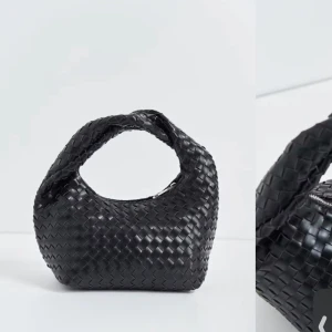 Svart flätad handväska - Super snygg flätad väska!!🥰