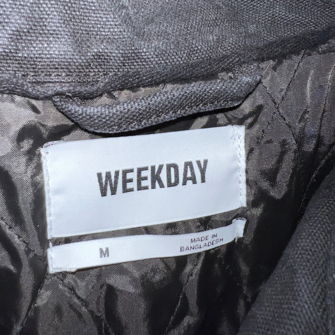 Grå/svart Weekday jeansjacka M - 1