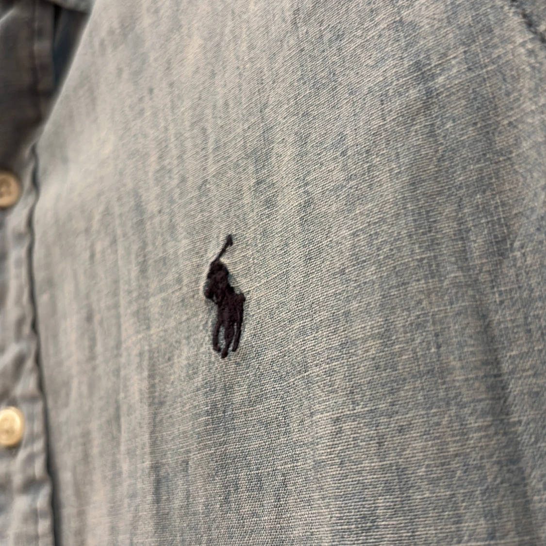 Ljusblå kortärmad skjorta från Ralph Lauren - 3