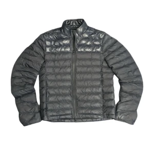 Svart dunjacka från J.Lindeberg - Säljer en svart dunjacka från J.Lindeberg med quiltad design och dragkedja framtill. Jackan har hög krage och en stilren look, perfekt för kyliga dagar. Klassisk passform och diskret logga på insidan. Kragen är glansig fram och bak. Storlek M. Den är tunnare så perfekt till vår och höst🙌🙌