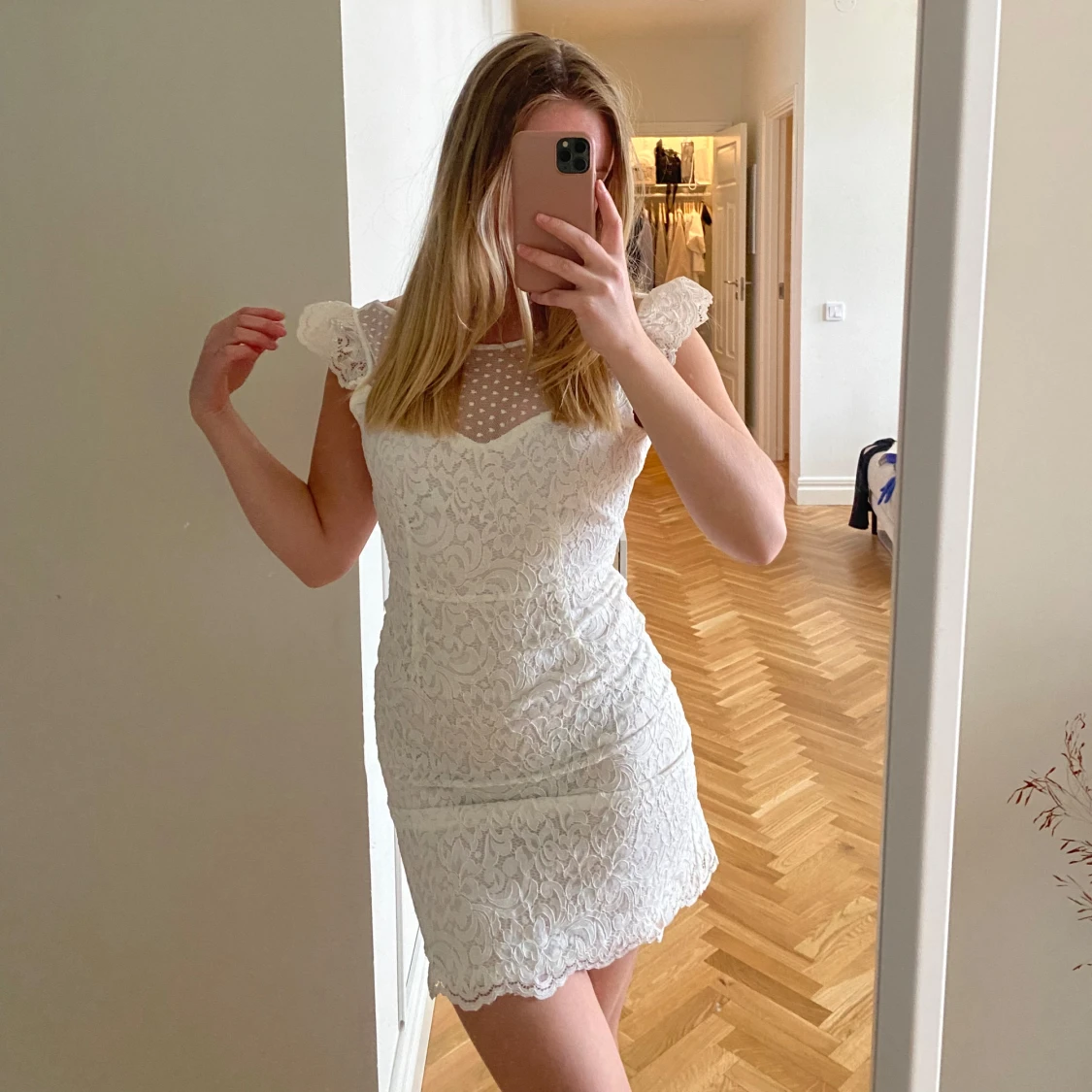 Vit studentklänning - 3