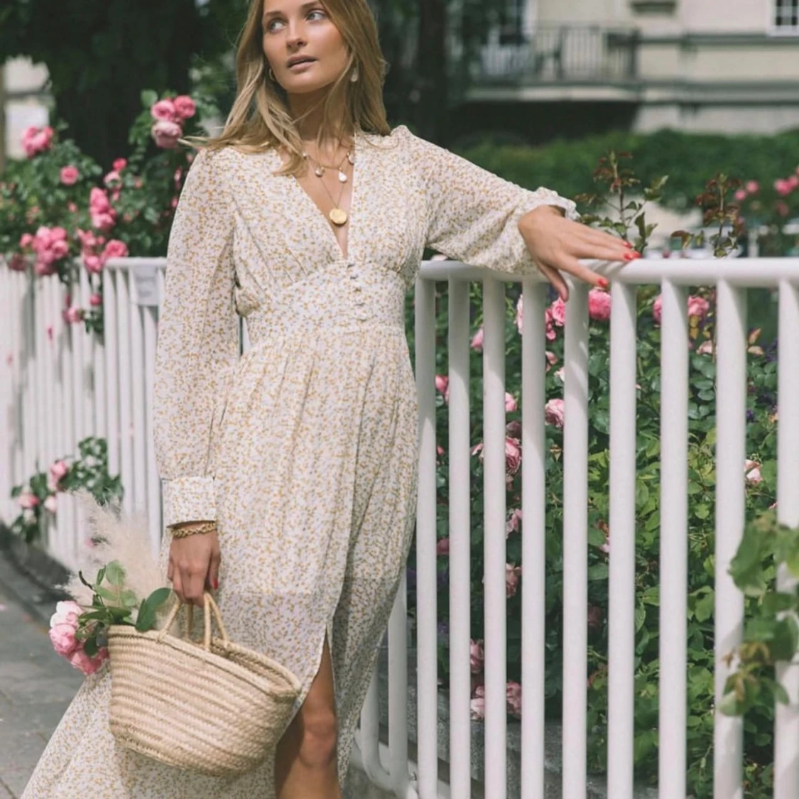 Adoore klänning blommig