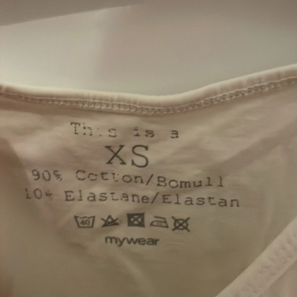 Vit linnetopp från Mywear XS - 1