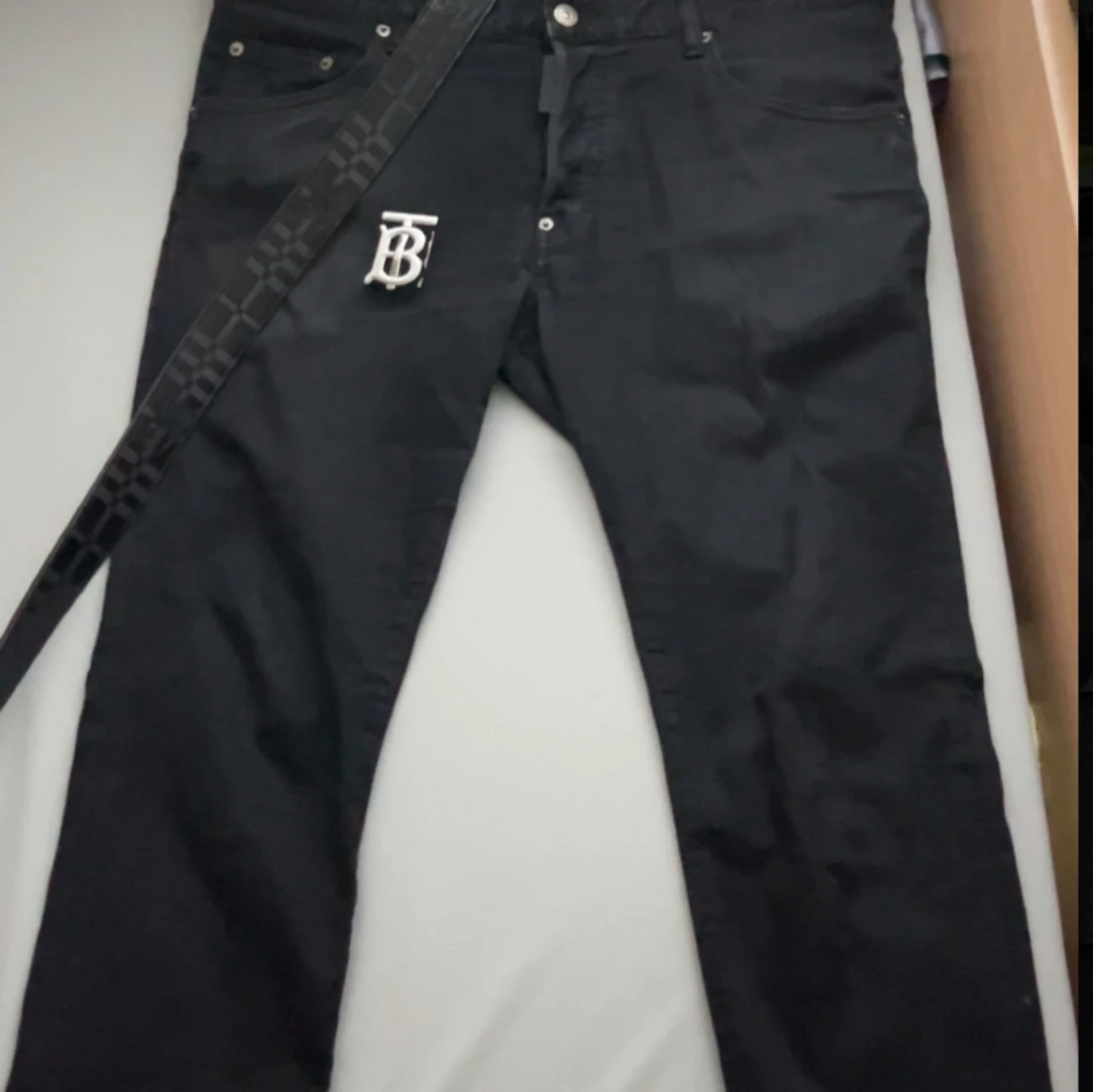Svarta jeans, Dsquared2 Black Bull - 1