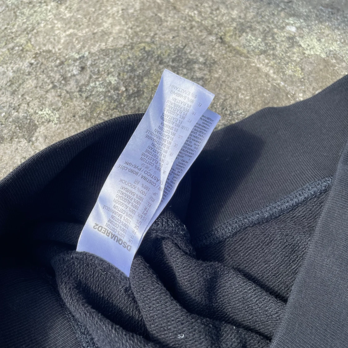 Svart hoodie DSQUARED2 ICON - 1