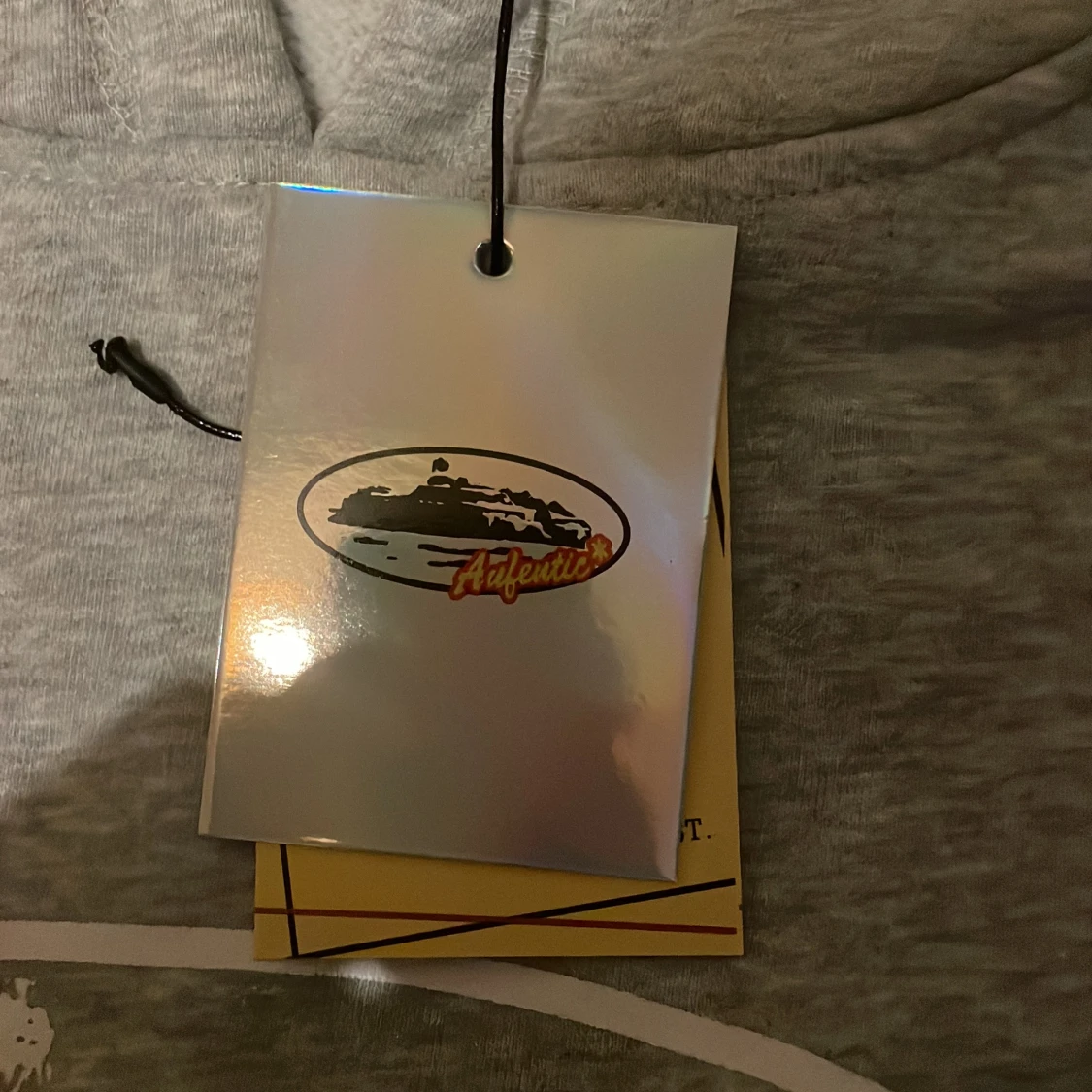 Grå corteiz hoodie - 2