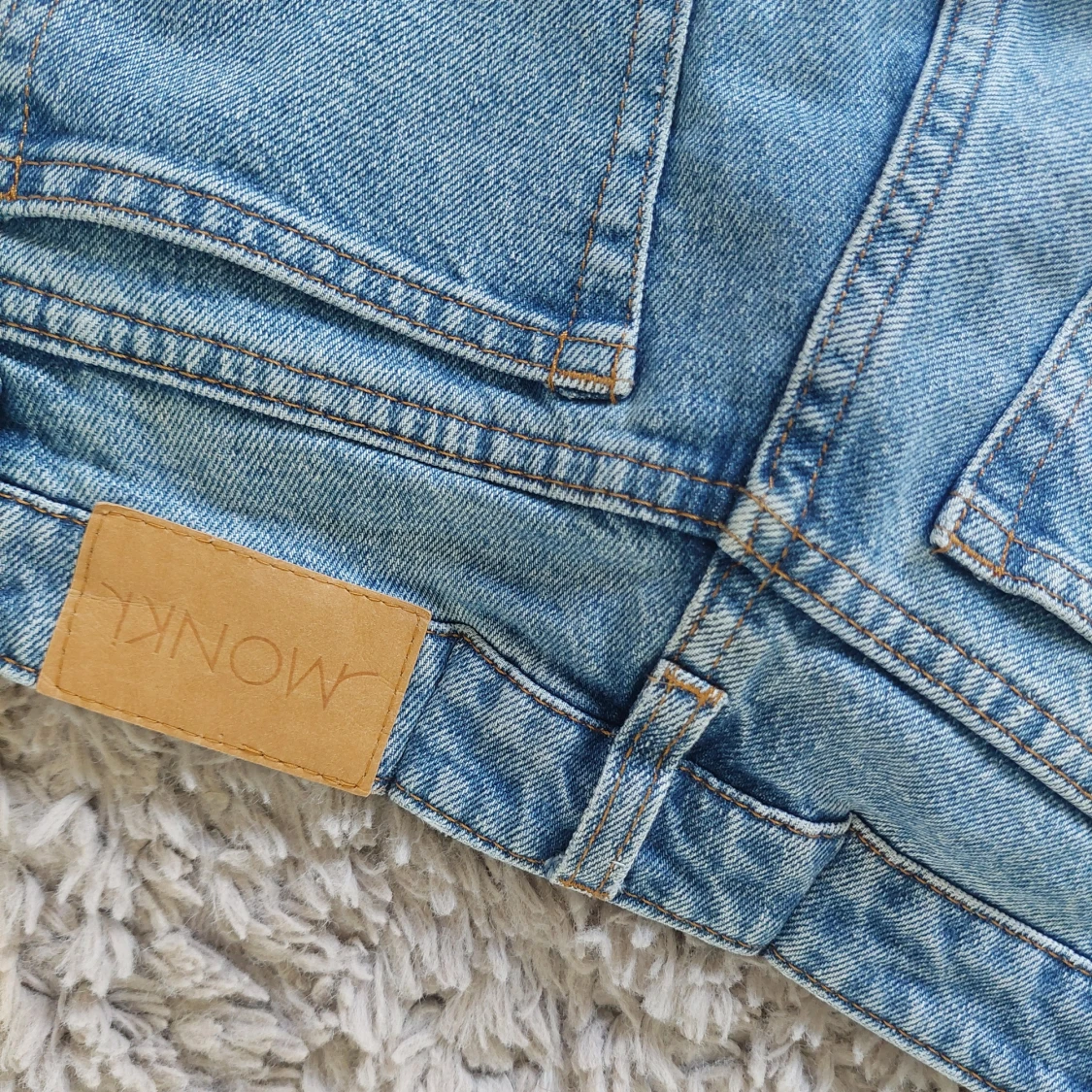 Monki low waist bootcut  - 4