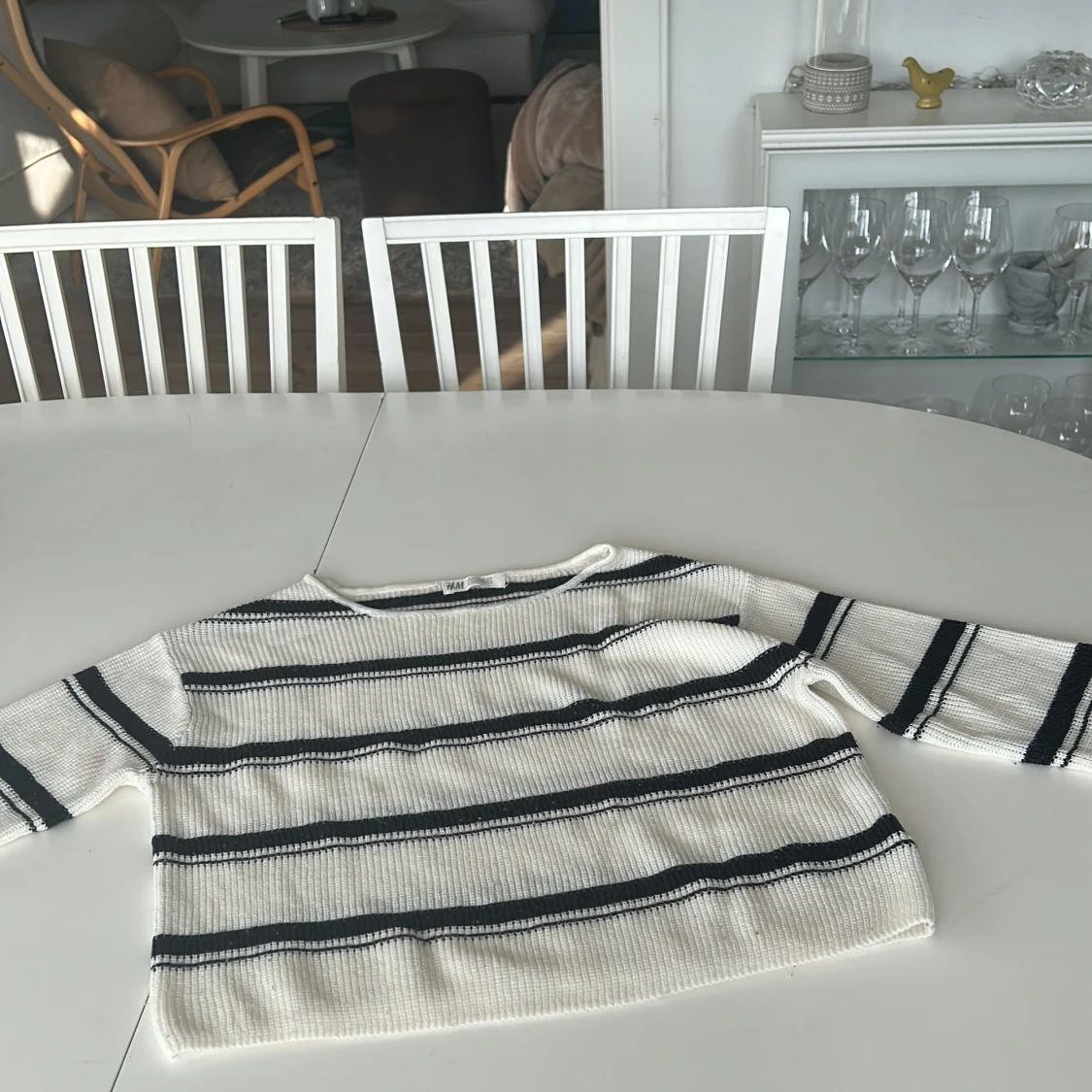 Randig stickad tröja från H&M - 3