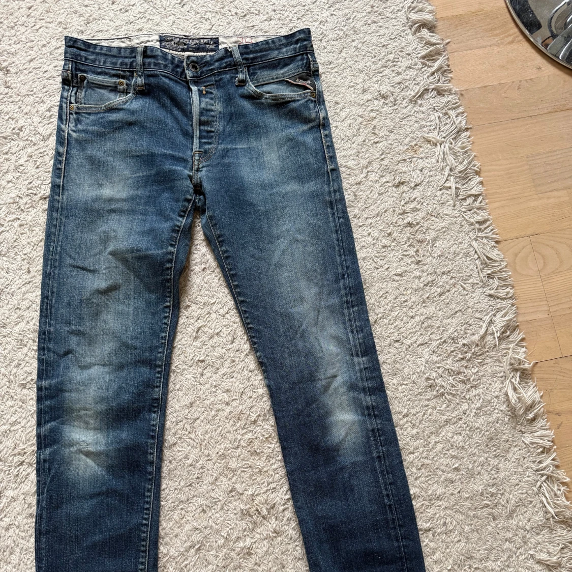 Replay Anbass jeans i blå denim - 1