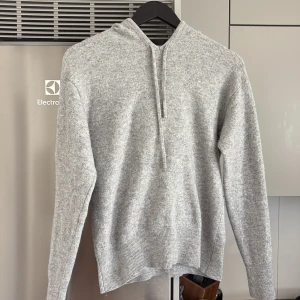 Carmes Grå Hoodie Kashmir - Fet