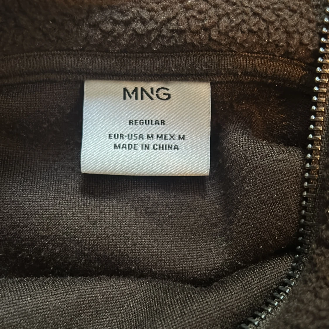 Mörkbrun fleece-tröja från MNG - 2