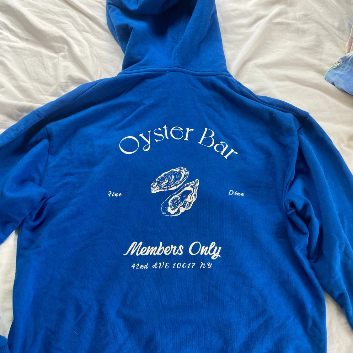 Blå hoodie Members Only x Aveny - 2
