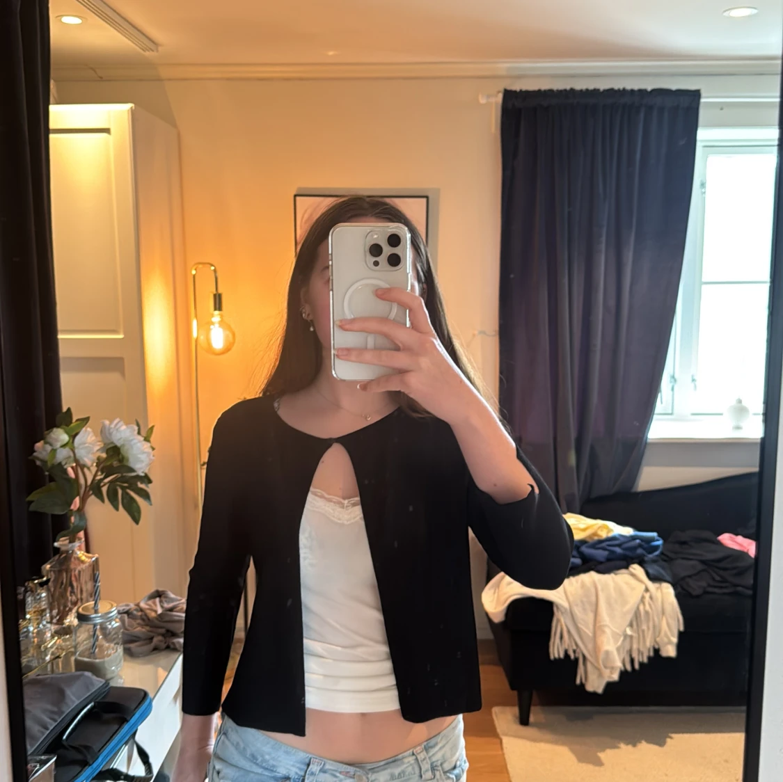 Superfin svart kofta från esprit  - 1