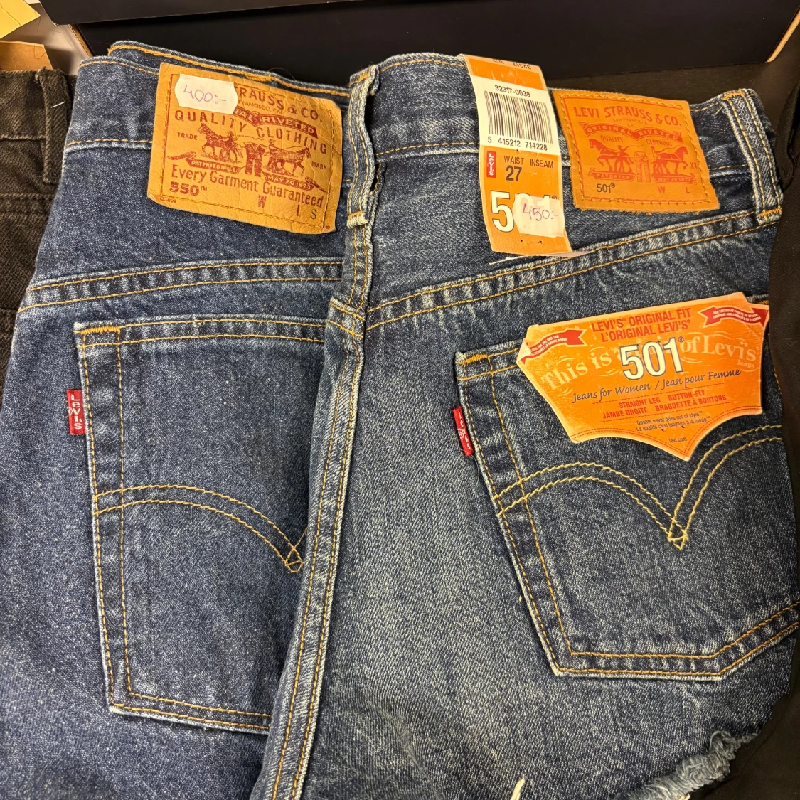 Blå jeansshorts från Levi's