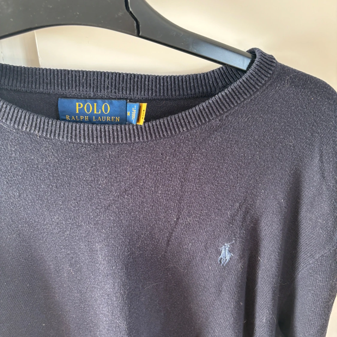 Mörkblå stickad tröja från Polo Ralph Lauren - 1