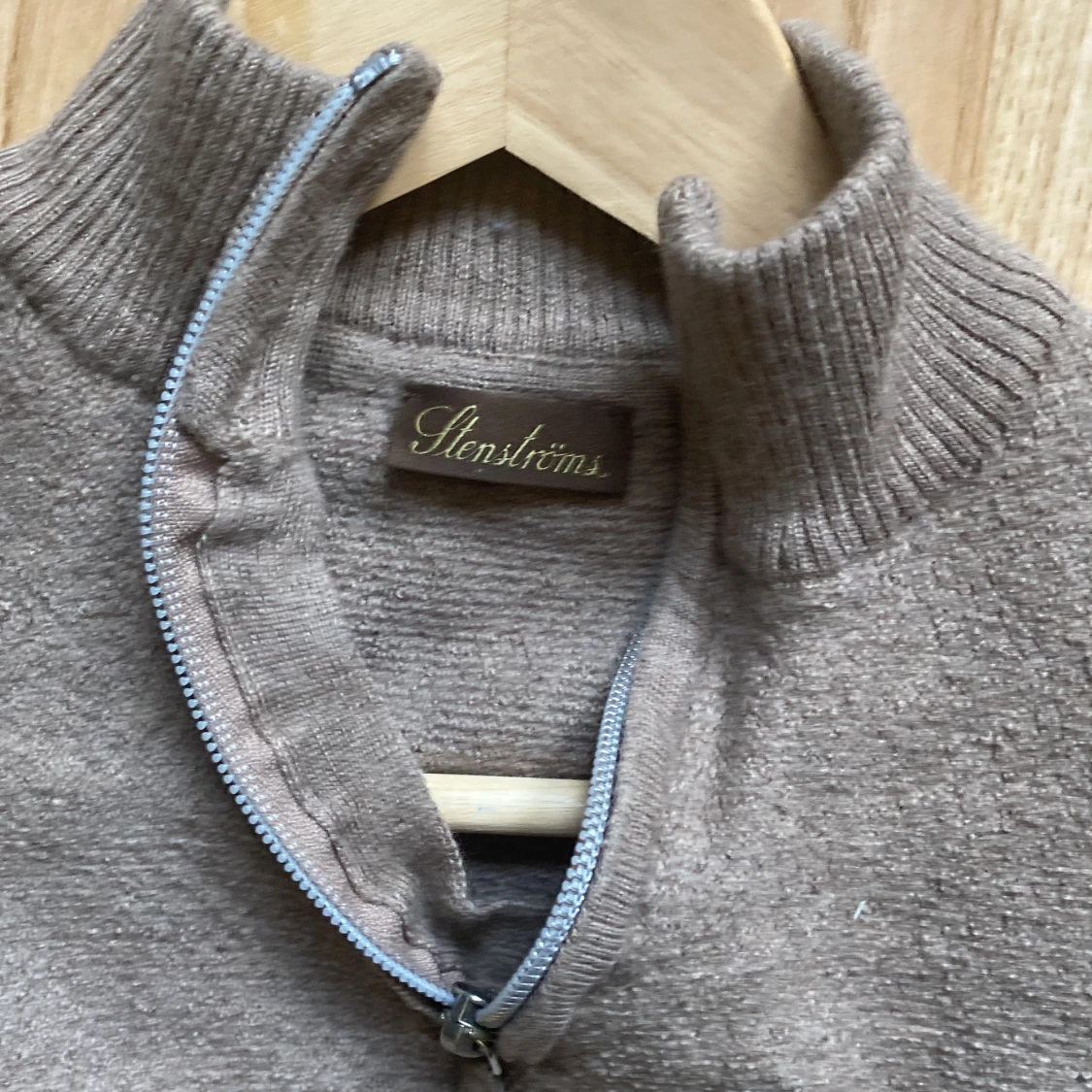Beige quarter zip från stenströms stl 150-160 - 2