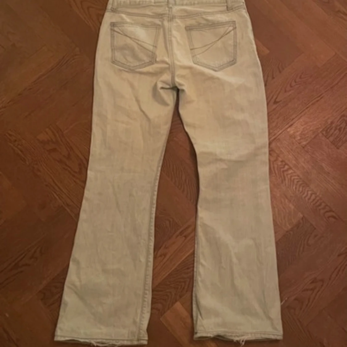 Ljusblåa curvy low rise jeans från GAP - 2